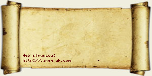 Andjelina Smiljković vizit kartica